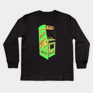 Ms. Pac Man Retro Arcade Game 2.0 Kids Long Sleeve T-Shirt